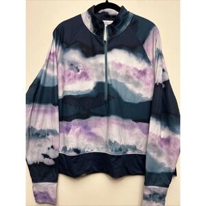 Alpine design women's quarter-zip Knit sweater, XL, multicolor NWT,‎ Soft Clouds